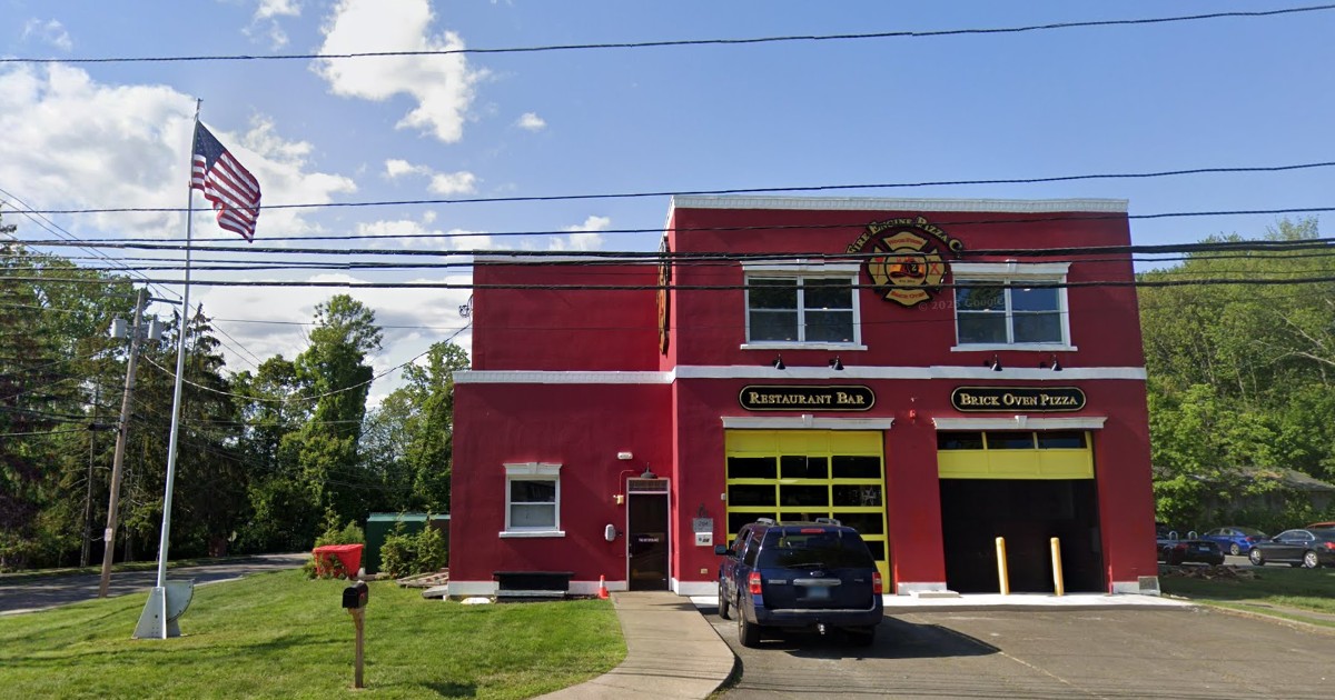 Fire Engine Pizza Co. in the red former Engine 6 firehouse at 204 Melba St. in Milford
