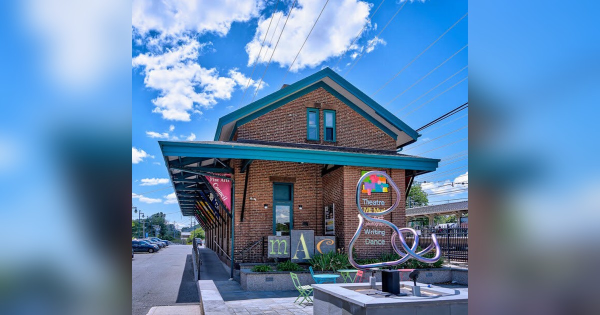 The Milford Arts Council in the restored brick train station on Railroad Avenue in downtown Milford